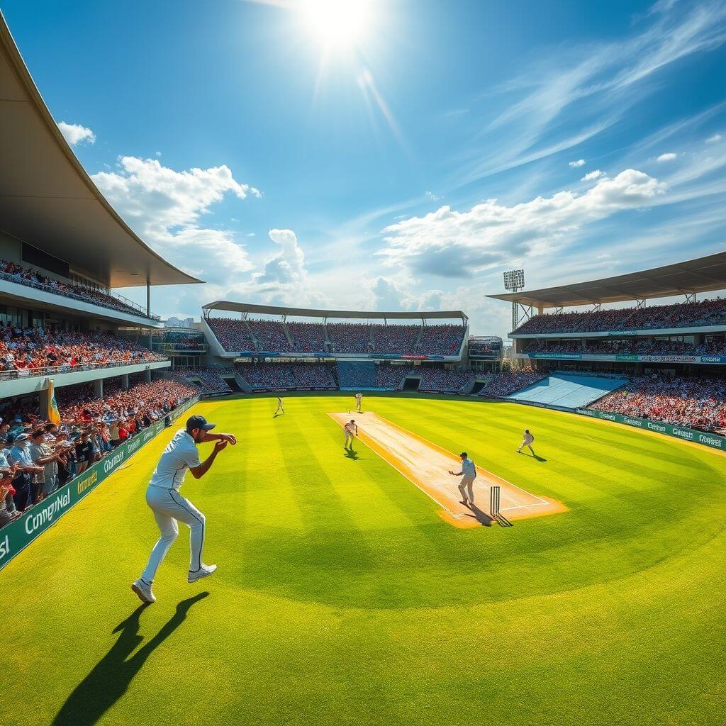 Professional Cricket Match